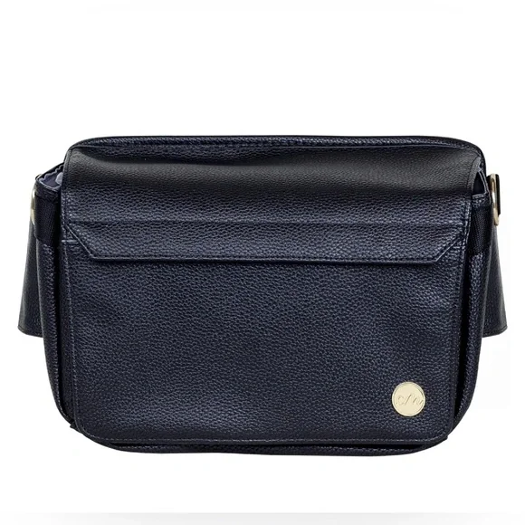 CleverMade Crossbody Black Diaper Bag Tote or Hip Pack or Stroller Organizer - Picture 2 of 6